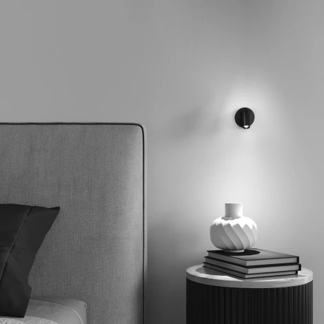 Настенный светильник (бра для чтения) Mirax 3000К 3Вт IP 20 LED Maytoni Technical C038WL-L3B3K (220V, выключатель)
