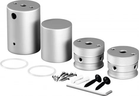 Набор для вертикального накладного монтажа Nemo серебро Maytoni Круглый 360° 20311