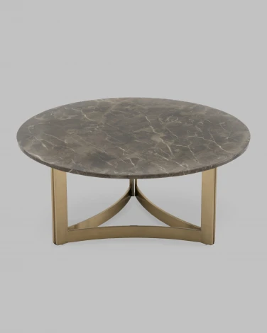 Журнальный столик Кассия 90*90 см темная керамика Stool Group арт.УТ000041500