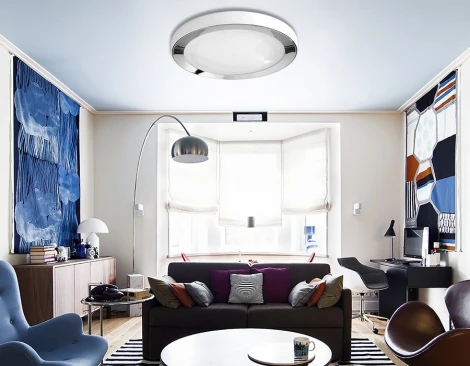 Потолочный светильник Ambrella Orbital Crystal Sand FS1214 WH/WH 96W+31W D650