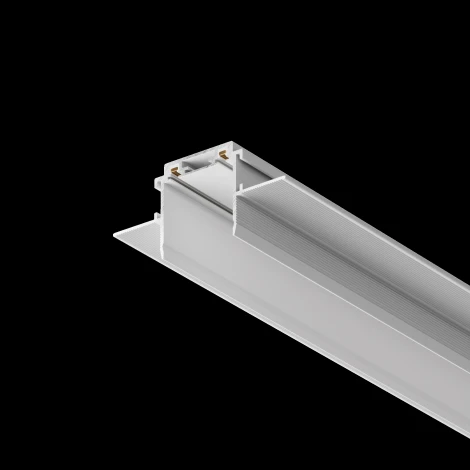 Шинопровод под гипсокартон 2м Radity встраиваемый белый (магнитный) Maytoni Technical TRA084MP-12W
