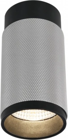 Точечный накладной светильник iLedex Delta 1954-10W-3000K-36 BK+SL (220V, круглые)