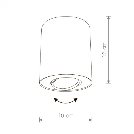 Накладной точечный светильник Nowodvorski Set 8896 (220V, круглые)