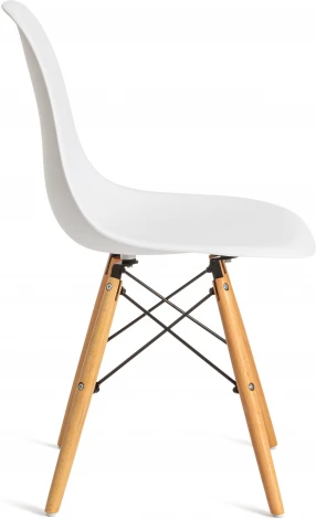 Стул CINDY (EAMES) (mod. 1801) / 2 шт. в упаковке Tetchair (Дерево бук,Металл,Пластик/Белый) арт.24420