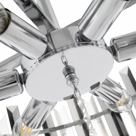 Потолочная люстра хрустальная на штанге Arte Milano Sorrento-1409 371409/6/100/470 CR (220V)