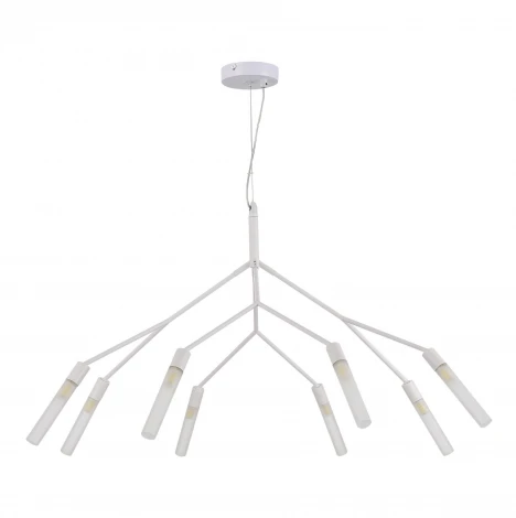 Подвесной светильник Evoluce Kaito SLE1129-503-08 Белый/Белый G9 8*5W (220V, на тросе)