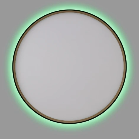 Настенно-потолочный светодиодный светильник IP40 Citilux Etalon CL750501R Черный+Золото с пультом и RGB подсветкой