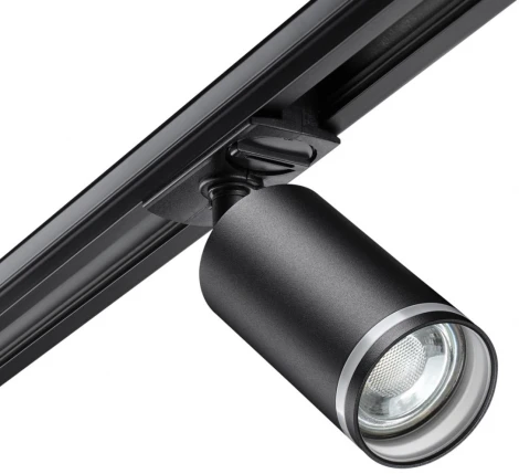 Светильник трековый для однофазного двухжильного (универсального) шинопровода Ular 370877 (220V, круглые)