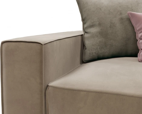 КОРСО-1 Диван прямой, бежевый D1 furniture арт.AAA41691001