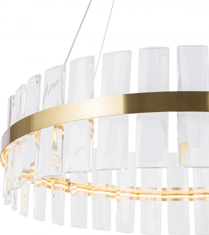 Подвесной светильник Maytoni Mirage MOD173PL-L45BS3K (LED, 220V, хрусталь, на тросе, круглые)