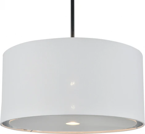 Потолочная люстра на штанге Escada Idea 10186/1S 1x60Вт E27, металл/ткань, чёрный (220V, круглые)