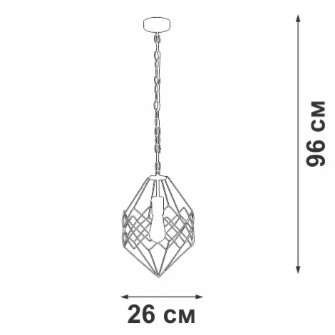 Подвесная люстра Vitaluce V3007-8/1 (220V, на цепи)