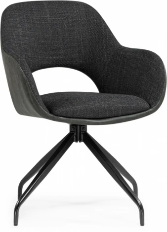 Стул на металлокаркасе Woodville Memfis graphite / black арт.15838