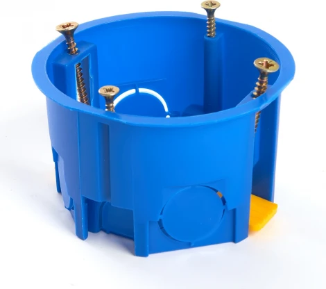 Подрозетник синий Stekker 39351