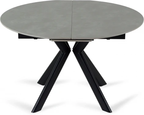 Раздвижной обеденный стол Boddy ОГОГО Обстановочка! (Керамика/Черный,Темно-серый) арт.926796