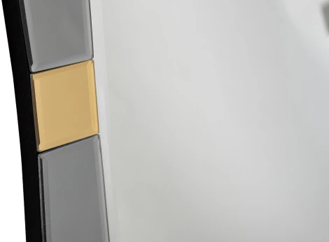 Зеркало прямоугольное с золотыми вставками 79*102*2см Garda Decor арт.KFG123