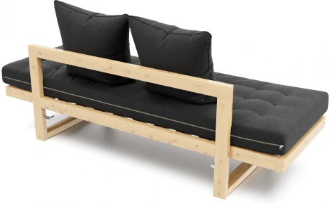 Кресло Arsko Амбер сосна черная рогожка