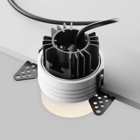 Встраиваемый светильник Maytoni Nude DL065-12W4K-TRS-W (LED, 220V, круглые)