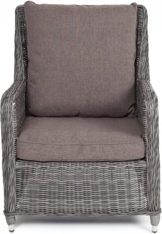 "Гляссе" кресло плетеное из искусственного ротанга, цвет графит 4SIS арт.УТ-00002580