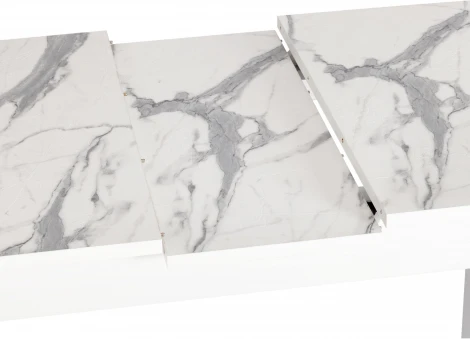 Кухонный стол Tetchair ALIGERY (ЛДСП,HPL,Массив березы/Белый)