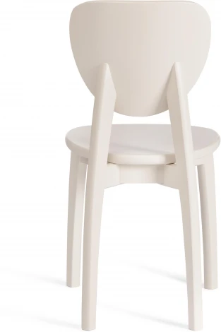 Стул DIAMANTE жесткое сидение (Бук /Белый)