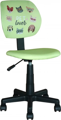 Кресло компьютерное детское ЛОЛО Pet Lover зеленый Stool Group (арт.УТ000039081)