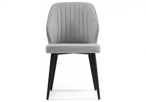 Обеденный стул на металлокаркасе Woodville Kosta gray / black 15219