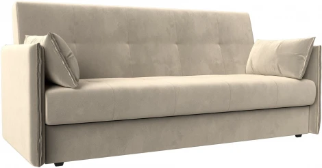 Диван-книжка Лига-018 (Бежевый/Микровельвет) Лига Диванов арт.117851