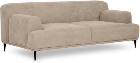 Диван Portofino 2-х местный ОГОГО (арт.471093), (Рогожка/Бежевый)