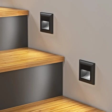 Рамка на 1 пост (черный матовый) W0012208 (a051022)