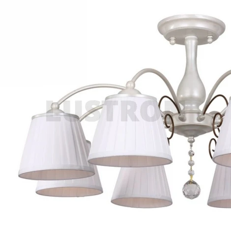 Потолочная люстра IDLamp Kipriena 255/8-Whiteplatina