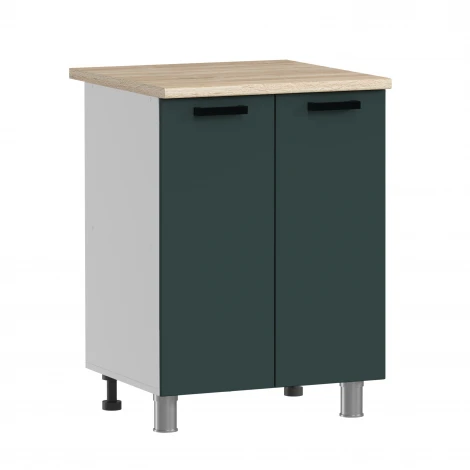 ГК Аленушка 1,6м Лаванда Керамика/Изумруд,черный (без столешницы)