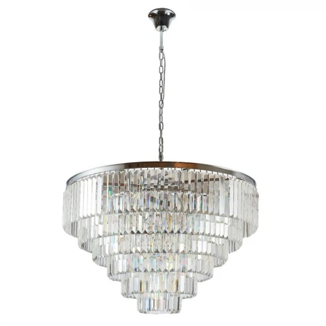 Подвесная люстра Divinare Nova 3001/02 LM-16 (220V, хрусталь, на цепи)