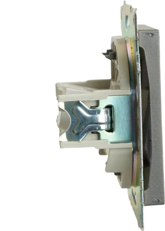 Розетка Ethernet RJ-45 (графит) Stekker Катрин 49418