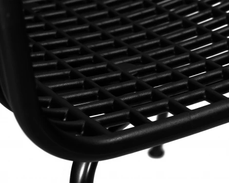 Стул обеденный DOBRIN ROSS (черный (B-03) без подушки)