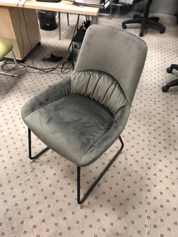 Стул Letizia Pranzo Серо-коричневый VR09 ткань