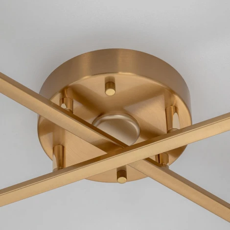 Потолочная люстра RGB на штанге Citilux Atman Smart CL226A143 (LED, 220V, голосовое управление, пульт управления, управление смартфоном, умный дом - Алиса, Маруся, Салют)