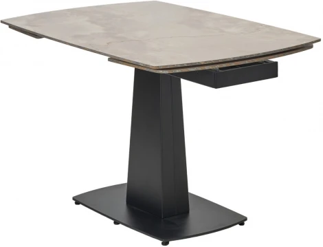 Стол M-City BALDE 140 GLOSS AMBER JADE SOLID CERAMIC / BLACK