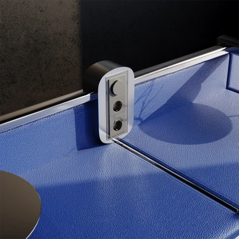 Рамка на 3 поста (титан, стекло) Voltum S70 VLS110306