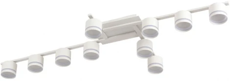 Потолочная люстра на штанге Lumion Agnia 8303/10C белый, металл GX53 LED 10*7W 220V