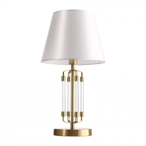 Настольная лампа ST Luce SL1403.304.01 Опал Латунь/Прозрачный E27*1 40W ОПАЛ