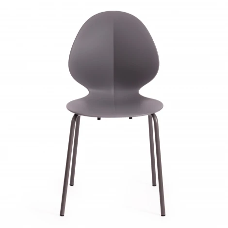 Стул EBAY (mod 03) серый (металл/пластик)