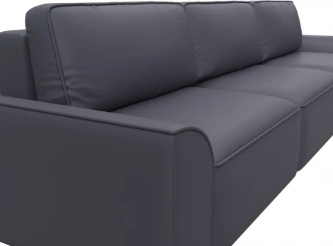 Диван прямой Лига-048 НПБ Лонг Лига Диванов (Экокожа) арт.128253