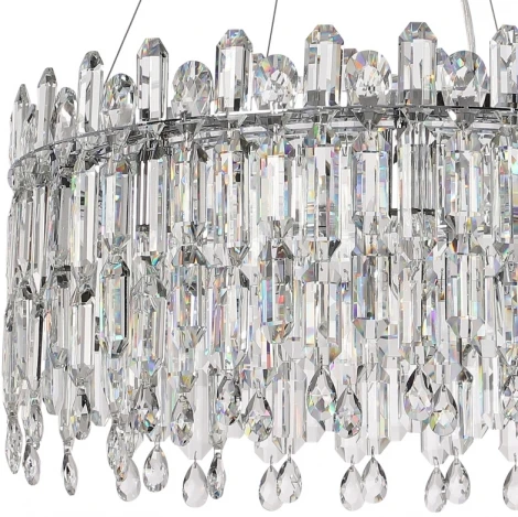 Подвесная люстра Legacy 2158/09/08P Stilfort (220V, хрусталь, подвески, на тросе, круглые)