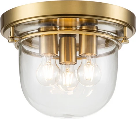 Потолочный светильник круглый Quoizel Whistling QZ-WHISTLING-F-BB (220V, круглые, IP44)