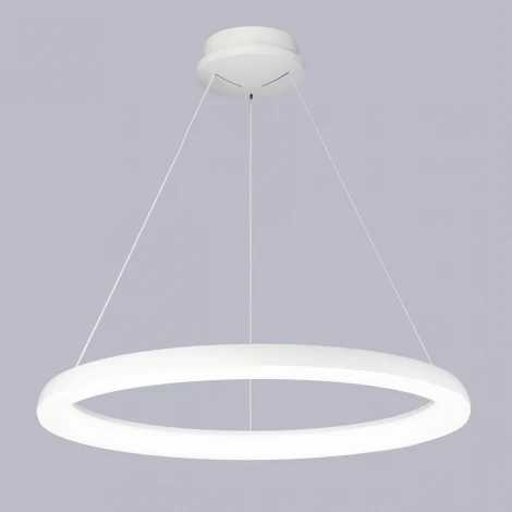 Подвесной светильник светодиодный с пультом Citilux Юпитер CL730B090S (регулировка яркости, 220V, на тросе, кольцо)