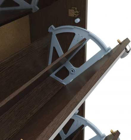 Обувница Leset Эдит 4S (ЛДСП,Зеркало) Leset арт.2500000205088