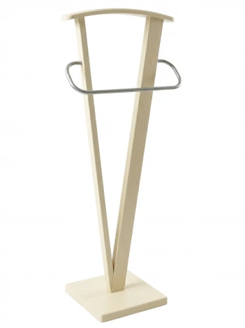 Вешалка костюмная ГАЛАНТ 344 металлик/слоновая кость Mebelik 009947