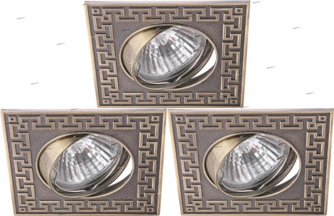 Встраиваемый точечный светильник Arte Lamp Eclipse A2107PL-3AB
