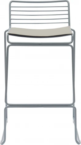 Стул полубарный Danny серый с подушкой Stool Group (арт.УТ000038988)